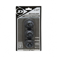 Dunlop Comp 3BL Pack Squash Balls Dunlop Comp 3BL Pack Squash Balls